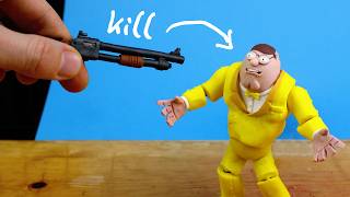 I made Peter Griffin's DEATH with CLAYMATION