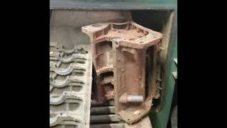 300 Ford Crankshaft Clean and Shot Peen and Prep for Re-Grind