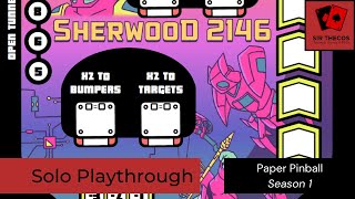 Playthrough | Paper Pinball: Sherwood 2146