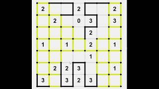 Loopy = Slitherlink  7x7 squares   hard  logic puzzle screenshot 5