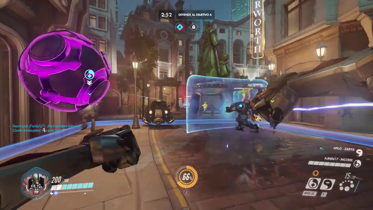 Overwatch | KING'S ROW | ESCOLTA | DEFENSA | PARTIDA RAPIDA | ZENYATTA ...