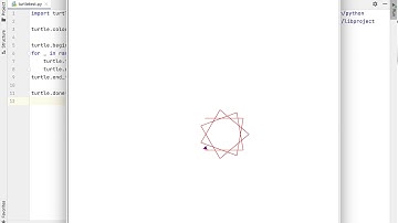 子供向けグラフィックライブラリのturtleで幾何学図形に色を付けてみた