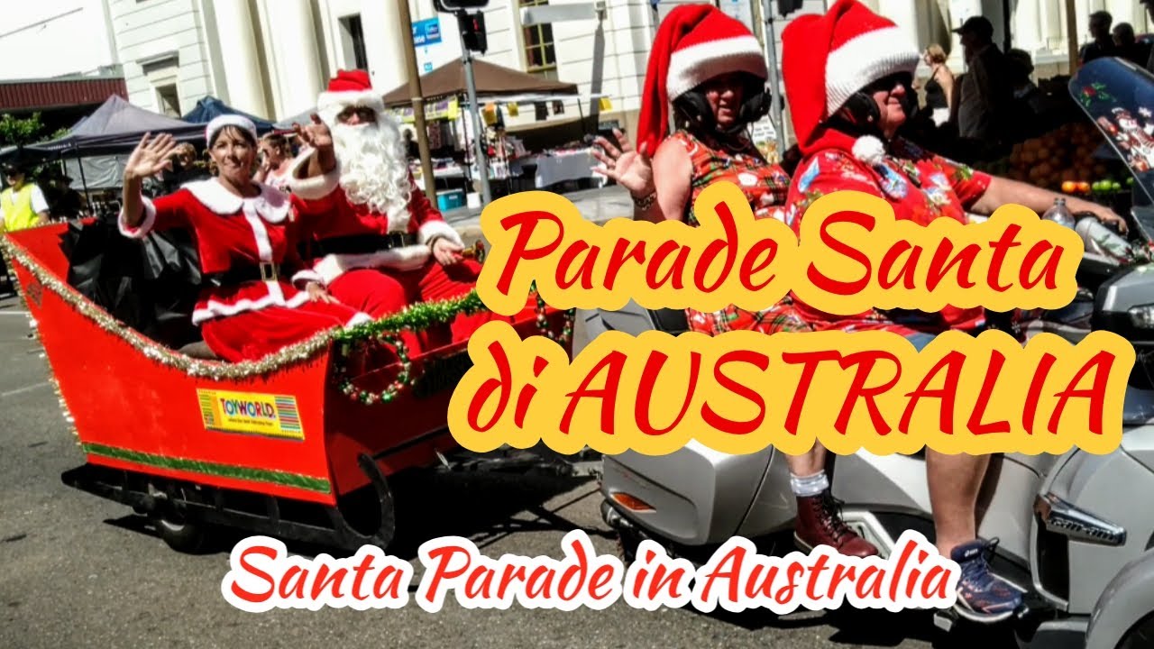 Indonesian Abroad Parade Santa di Australia Santa Parade in