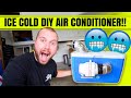 DIY PORTABLE AIR CONDITIONER THAT WORKS (ICE COLD!)