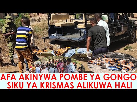TAHARUKI AFARIKI SIKU YA KRISMAS BAADA YA KUBUGIA POMBE AINA YA GONGO BILA KULA CHAKULA