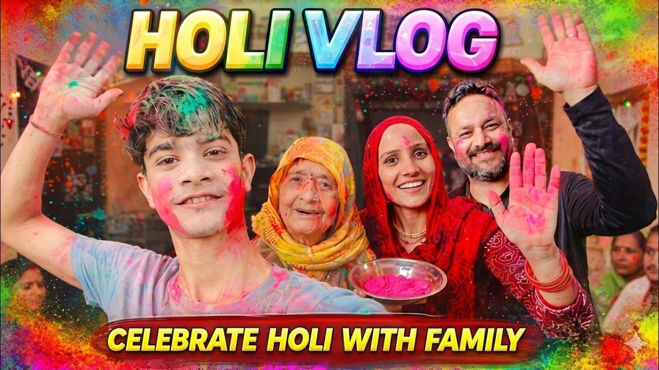 Holi 2026 Celebration with Family | Holi Vlog | LIFE WITH RENU TOMAR