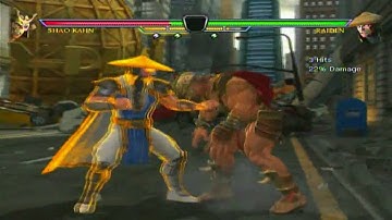 Raiden 130% Rage Exploit Combo MK vs DC