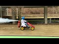 Gokart  mit feuerlscherantrieb  fire extinguisher propulsion  propulsion par extincteur  lesc