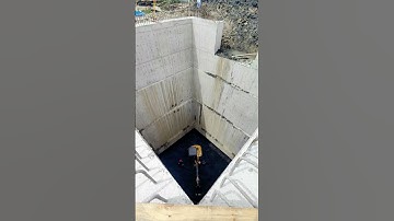 Amazing moments of caisson sinking - Incredible technique making a difference to work#shorts #viral