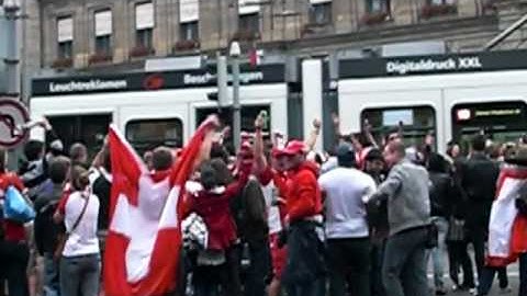 Schweiz - Spanien 1:0 (Zürich Bahnhofplatz)