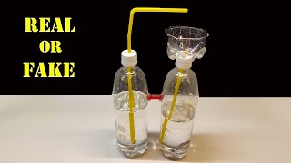 How to make an automatic water fountain without electricity | Non-stop water fountain | Real or fake