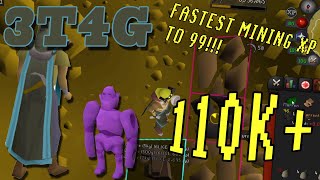 OSRS 3 Tick Mining - The Easiest Way | 3T4G Fastest to 99 Mining!