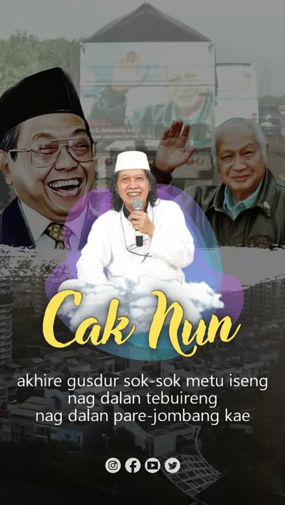 gusdur MABUR ! #caknun #gusdur #maiyah #gusdurian #guyonan #dagelan #humor #caknunterbaru #kyai