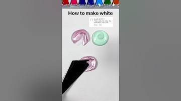How to make white (proving my last video was real) #colormixing #paintmixing #oddlysatisfying