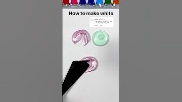 How to make white (proving my last video was real) #colormixing #paintmixing #oddlysatisfying