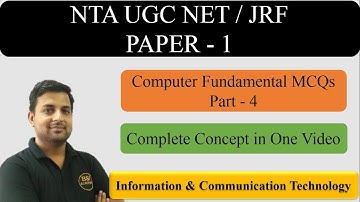 ICT - Computer Fundamental MCQ || Mock Test || NTA UGC NET Paper 1 || Lecture 4 #ugcnet_paper1