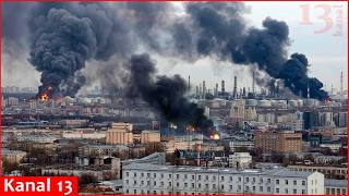 Ukrainian drone attacks trigger catastrophic fires at Russian oil depots; major blow to war machine