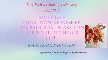 1. FDP on IOT Inauguration Function