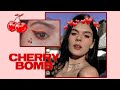 🍒 CHERRY MAKEUP TUTORIAL - double red eyeliner 🍒