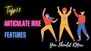 Articulate Rise Features #articulaterise #articulate #rise #instructionaldesign #elearning #learning