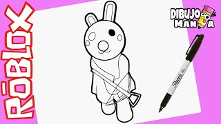 Como Dibujar A Bunny Piggy Roblox Dibujos De Roblox How To Draw Bunny Youtube - dibujos de roblox para colorear de mujer