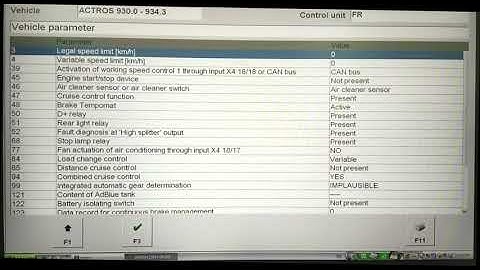 How to change Mercedes Truck Speed Limiter with Xentry and MB Star