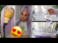 THE PERFECT TONING AND LAVENDER WATER COLOR METHED || WORLD NEW HAIR 613 HAIR