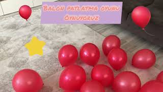 Çocuk oyun videoları /eğitici çocuk videoları /balon patlatma oyunu