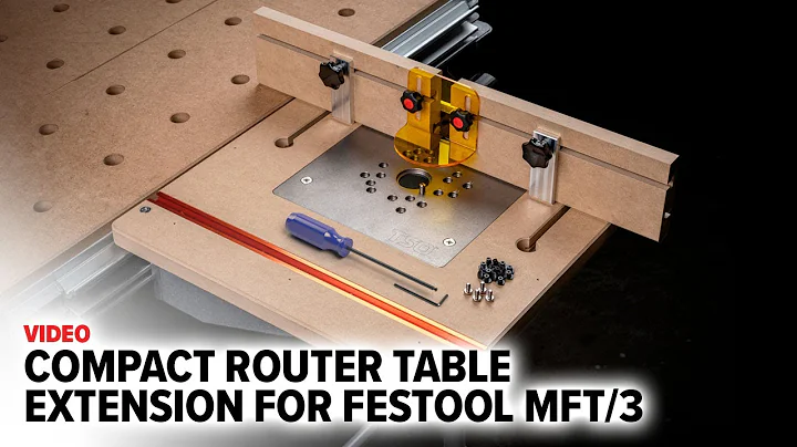 TSO Compact Router Table Fit for Your Festool MFT/3 Multifunction Table