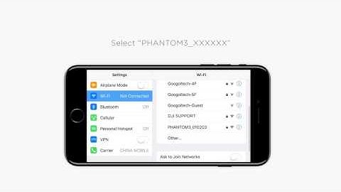 DJI Quick Tips | Phantom 3 Standard／SE | Connecting to the Wi Fi Video Downlink