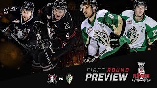 The prince albert raiders and red deer rebels will meet for just
second time in whl playoffs when they begin their first round series
friday, march 2...