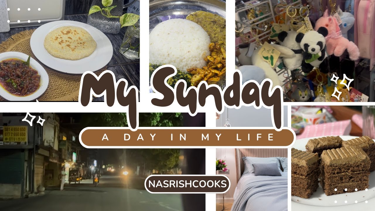Sunday Vlog | Healthy Lunch Menu 🥗 | shopping 🛍️ | Rotti & Seeni Sambol Dinner#Nasrishcooks#viral