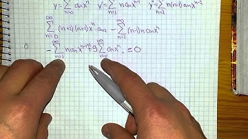 Power series Differential equations.
