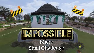 I made an Impossible Micro Shell Challenge | Sims 4 Build