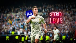 Cristiano Ronaldo - Stereo Love Song Edit - Real Madrid Status | 2024 HD