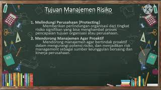 Pengertian, Fungsi serta Tujuan Manajemen Risiko