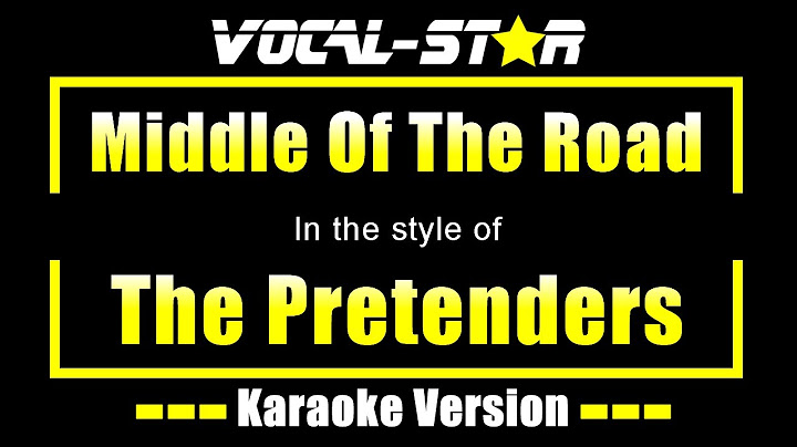 Middle of the Road Karaoke version - Karaoke performance video thumbnail