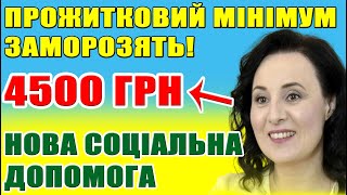 Прожитковий мінімум ЗАМОРОЗЯТЬ! Мінсоцполітики запроваджує БАЗОВУ соціальну допомогу 4500 грн