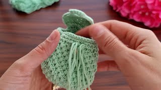 SUPERB BEAUTIFUL 😉 How to make a Cute Crochet Mini Backpack Keychain - Step by Step