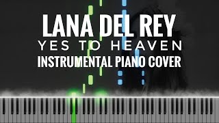 Lana Del Rey - Yes To Heaven piano cover | instrumental Resimi