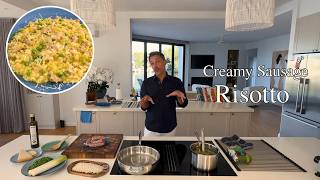 Creamy Sausage, Leek & Pea Risotto | Easy Step-by-Step Recipe by Gino D’Acampo