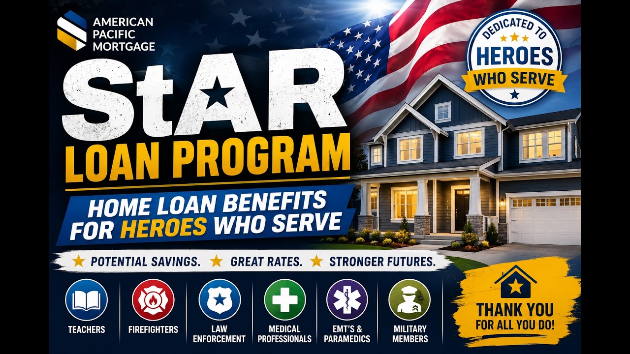 STaR Loan Program: Home Loan Benefits for Teachers, First Responders and Other Heroes