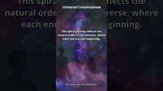 The soul's journey is a spiral, returning to the cosmos from whence it came