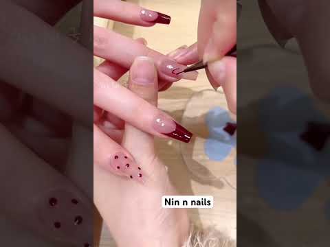 វិធីគូរក្រចកថ្មីៗ  (do your nails w me) #nailart