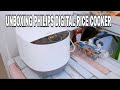 Unboxing philips digital rice cooker  rice cooker digital