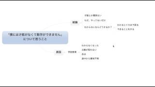 「僕には才能がなくて数学ができません」について思うこと