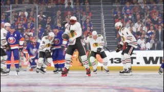 NHL Blackhawks v Islanders Highlights