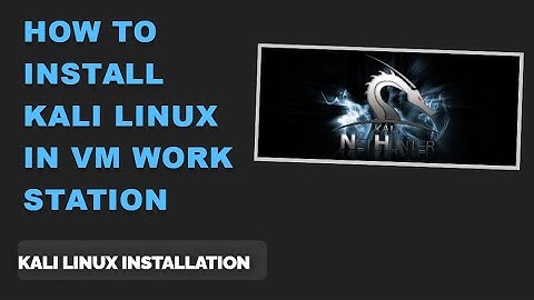How to install Kali Linux in Vm Work Station  | Vmware  | KaliLinux | Hacking | Cyber-security