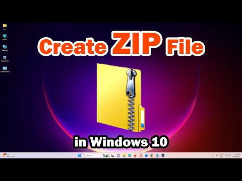 How to Create ZIP File in Windows 10 PC or Laptop