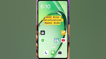 Oppo K12x Notification Panel Hide 👍